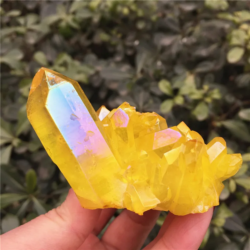 PRETTY Aura кварцевый кристалл висмута титана кремния скопления образцов | Дом и сад