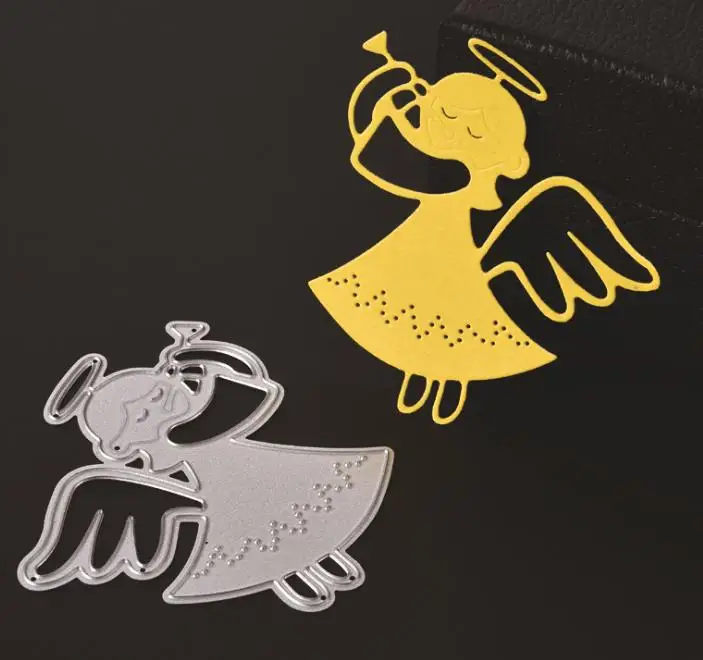 Металлические Вырубные штампы с изображением милого ангела для рукоделия