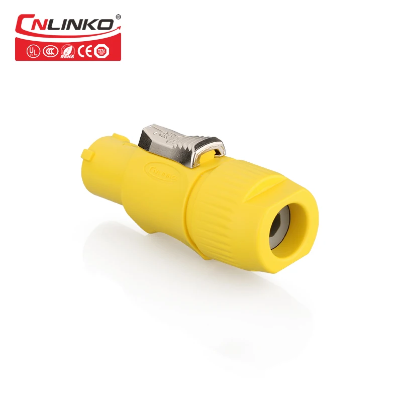 Cnlinko M24 соединитель Powercon 3 Pin 500V 20A водонепроницаемый IP67 Светодиодный дисплей Видео