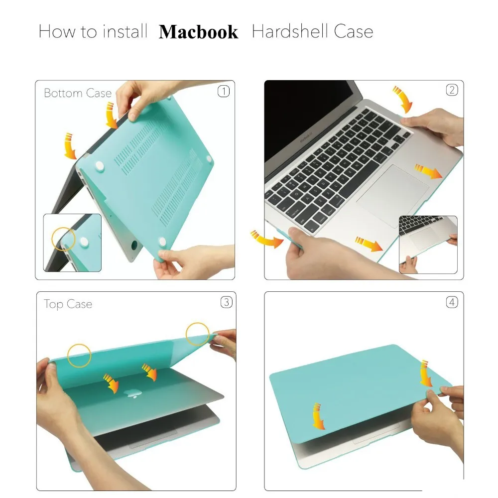 2в1 прозрачный чехол для Apple MacbookPro retina 11 12 13 15 для Mac Book Air 11 13 с сенсорной панелью