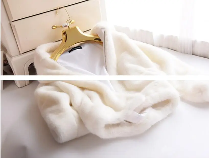 Winter New Faux Mink Long Sleeve Women Fur Coat Hooded Zipper Classic Generous Golden Ratio Warm Practical Jacket | Женская одежда
