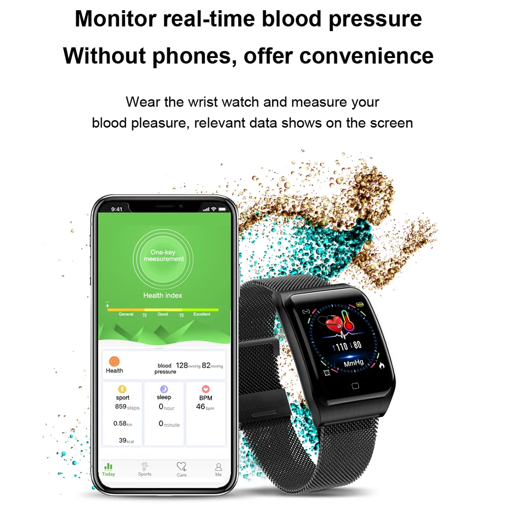 Новинка, AF6, смарт-часы, спортивные, Smartband, кровяное давление, пульсометр, фитнес-трекер, умные часы