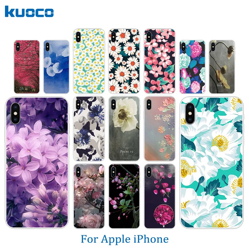 Для iPhone X 10 прозрачный мягкий силикон для Apple 6 6s 7 8 Plus матовый чехол из ТПУ с