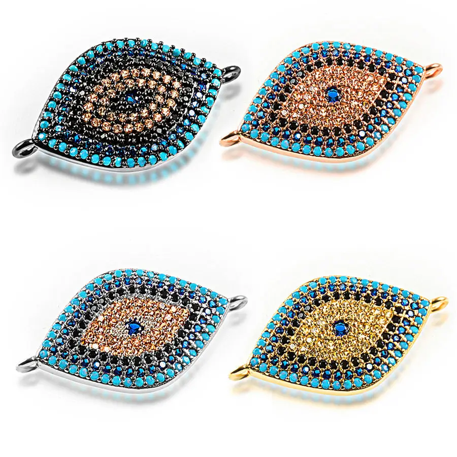 DIY Jewelry Connectors Handmade Craft Greek Evil Eye Charms Accessories For Women Men Needlework Making | Украшения и аксессуары