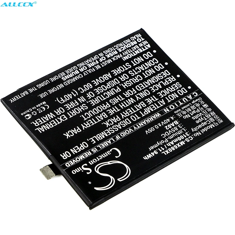 Аккумулятор Cameron Sino BA02 для Meizu A680M A680Q M3e Meilan E 3100 мАч|Аккумуляторы мобильных