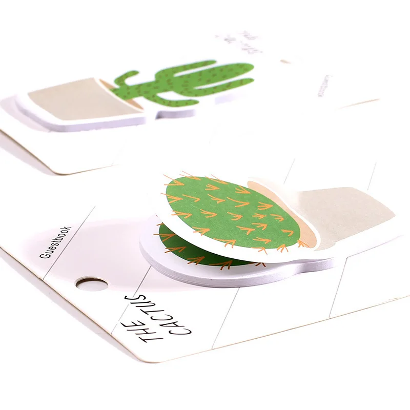 DIY Кактус креативный Офис Новинка Липкие заметки планировщик наклейки указатель