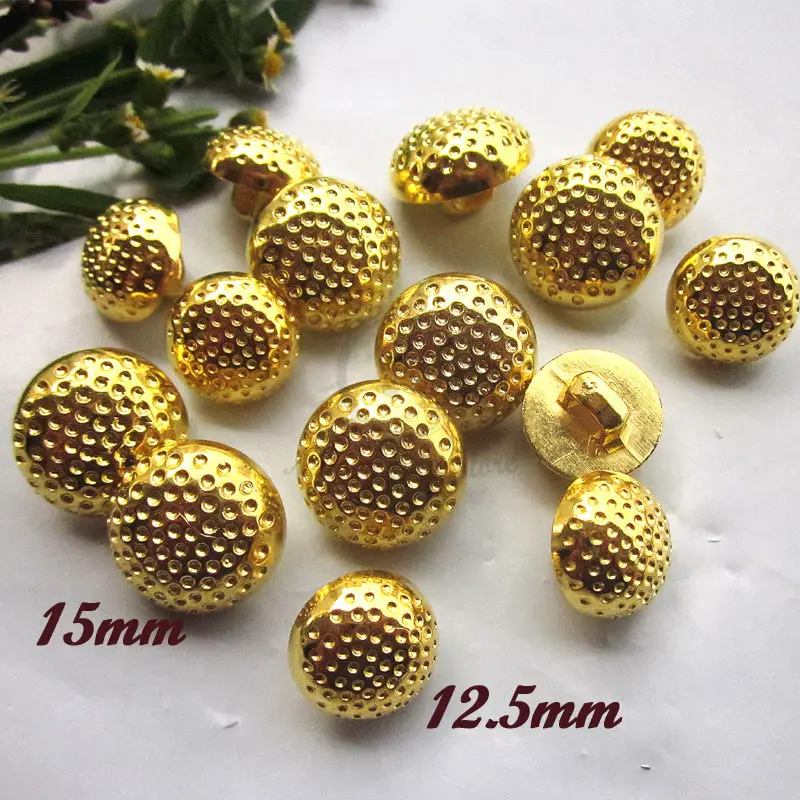 Кнопки для шитья клубники золотого/серебряного цвета 50 шт. 15 мм/12 5 мм