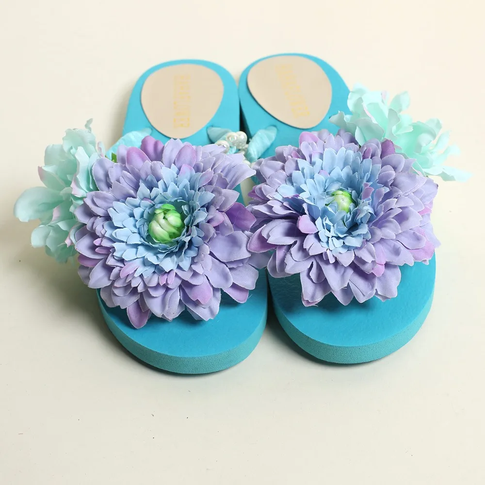 Летние женские шлепанцы HAHAFLOWER сандалии на плоской подошве танкетке женская