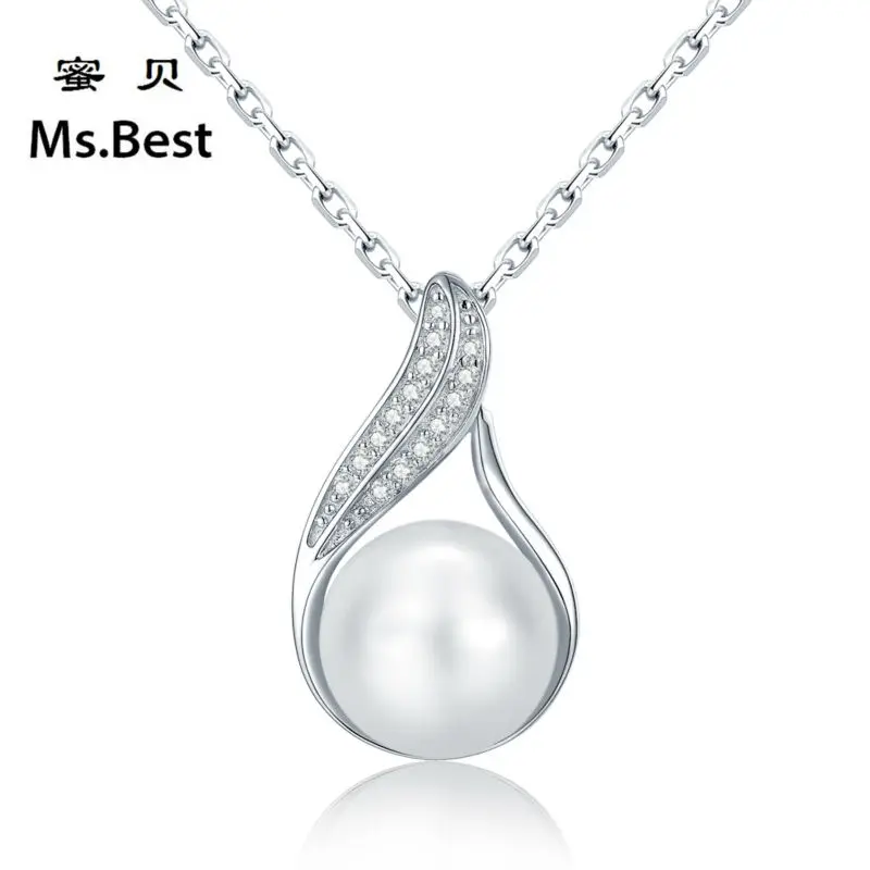 Новое поступление красочные Морская раковина жемчужное ожерелье серебро 925