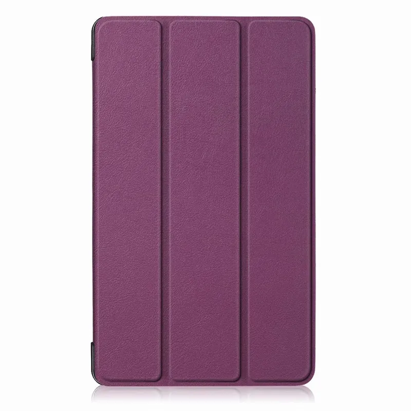 purple-ka si te Ультра тонкий PU кожаный чехол для lenovo TAB E8 Tablet TB-8304 Тонкий Магнитный чехол для выпущенный окно планшета E8 TB-8304F - Цвет: purple-ka si te