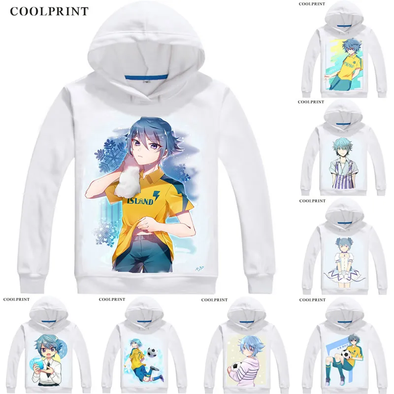 Мужские толстовки Coolprint Hiura Kirina толстовка Inazuma Eleven Ares No Tenbin Мужская уличная одежда