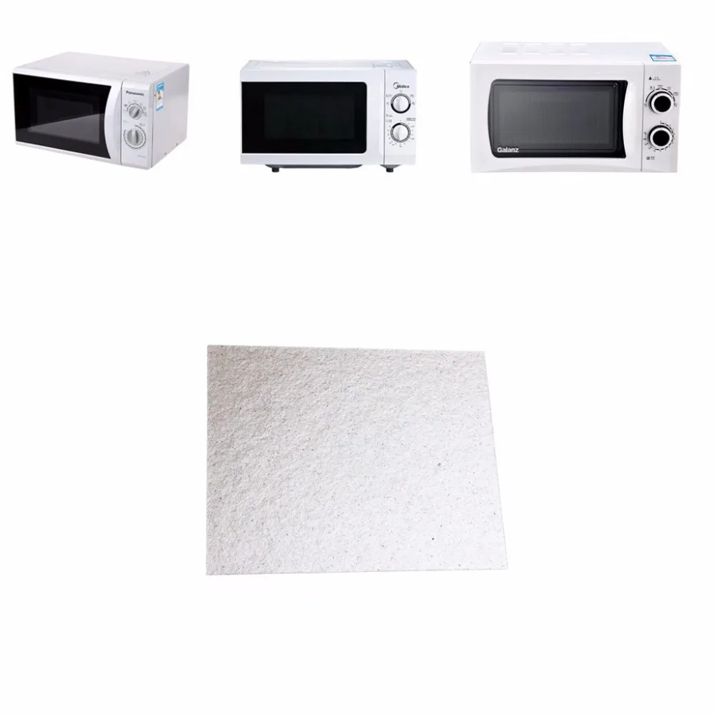 

1pc Useful Mica Plates Sheets Microwave Oven Repairing Part Kitchen Tool 145 x 120mm