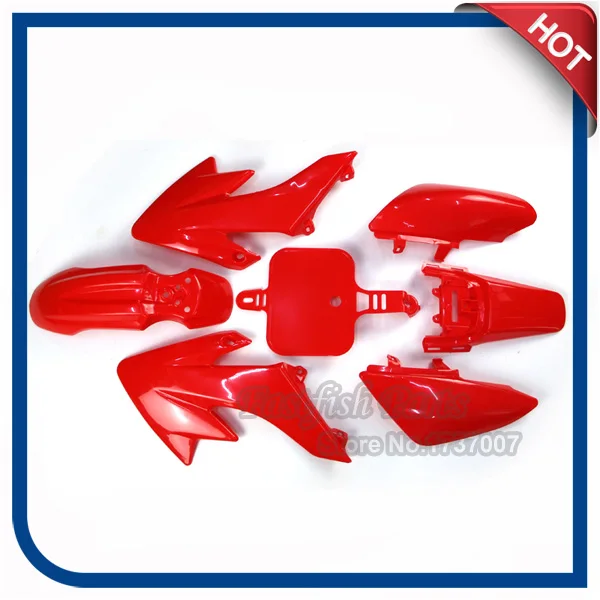 Красный корпус обтекателя пластиковый для питбайка Honda CRF50 XR50 внедорожника SSR