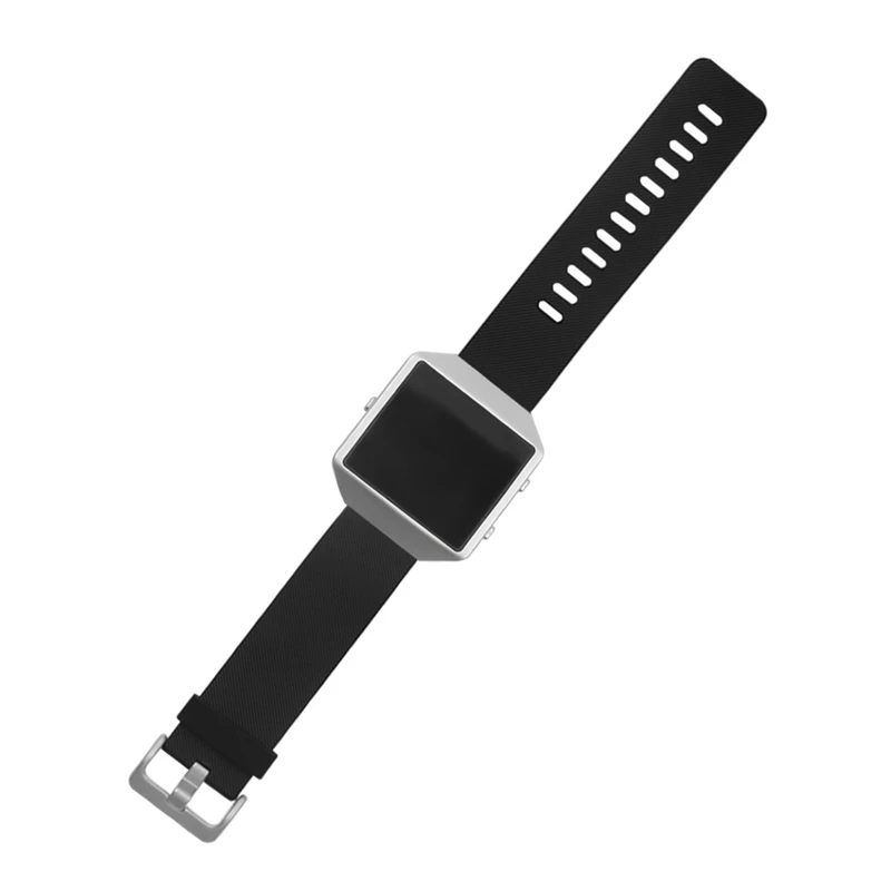 Bemorcabo для Fitbit Blaze Band, силиконовый браслет, сменный ремешок с новой серебристой рамкой для Fitbit Blaze, умные фитнес-часы