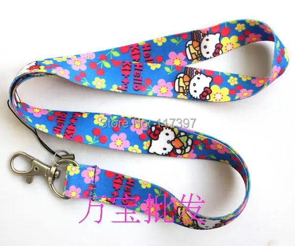 10 шт. рисунок «Hello Kitty» Средства ухода за кожей шеи шнурки для MP3/4 сотовых телефонов DS Lite