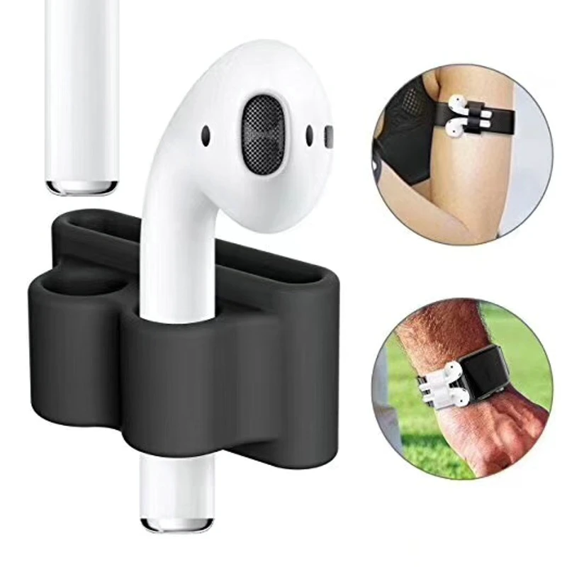 Роскошный мягкий Силиконовый протектор для наушников Apple Airpods рукав хранения