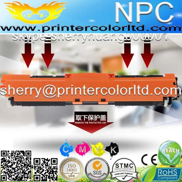 CE310 CE310A 313A 126A 126 совместимый цветной картридж с тонером для принтера HP LaserJet Pro CP1025