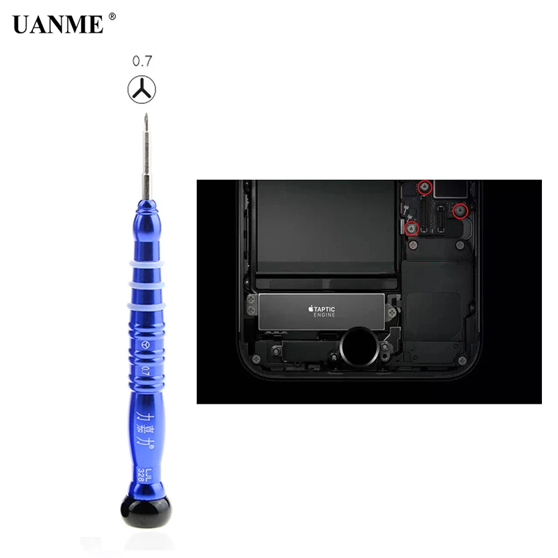 UANME 1 шт. прецизионный Магнитный шуруповерт T2 T3 T4 T5 T6 0,8 Torx 1,3 1,5 Phillips для iPhone samsung huawei Vivo инструмент для ремонта