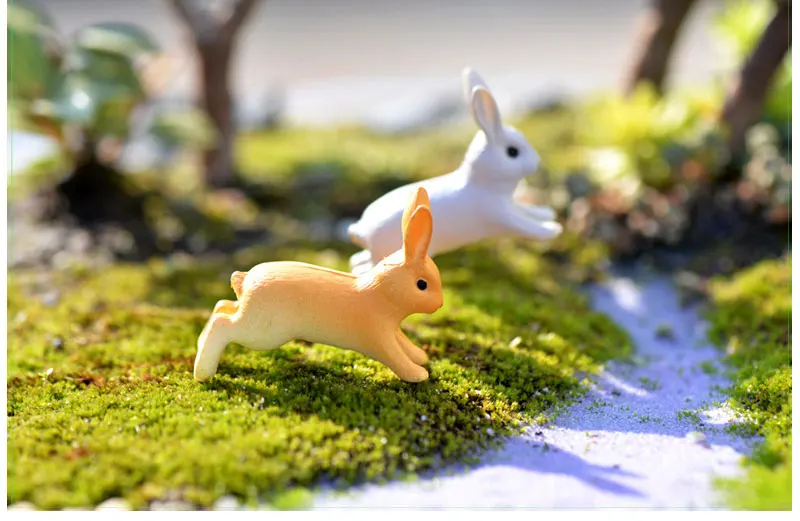 1 шт. миниатюрный Кролик для бега сидячий заяц аксессуары сделай сам украшение