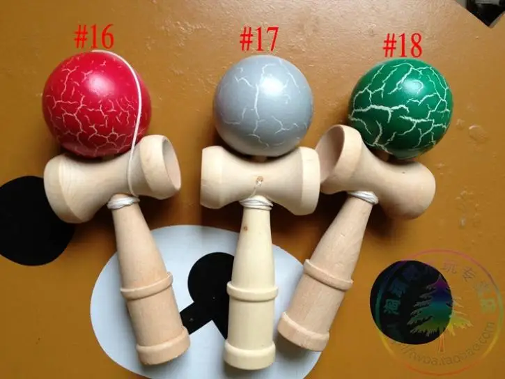 240pcs FEDEX 18Colors Funny Traditional Game Kendama Ball colorful tribute professional Sample Wholesale Customized | Игрушки и хобби