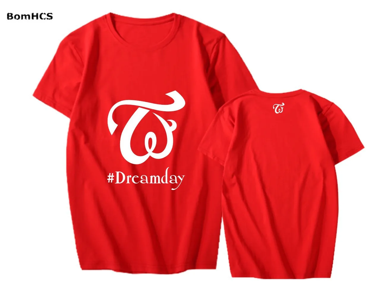 BomHCS Kpop/хлопковая футболка с надписью Twice Dreamday базовая для молодежи уличные топы