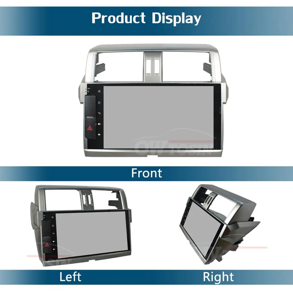 10," ips Android 9,0 8 Core 4G+ 64G Автомобильный мультимедийный dvd-плеер для Toyota Prado LC150 150 Land Cruiser 2013- DSP CarPlay радио