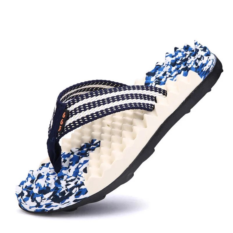 Мужские шлепанцы ручной работы Летние удобные из натуральной кожи BF45 2019|sandals