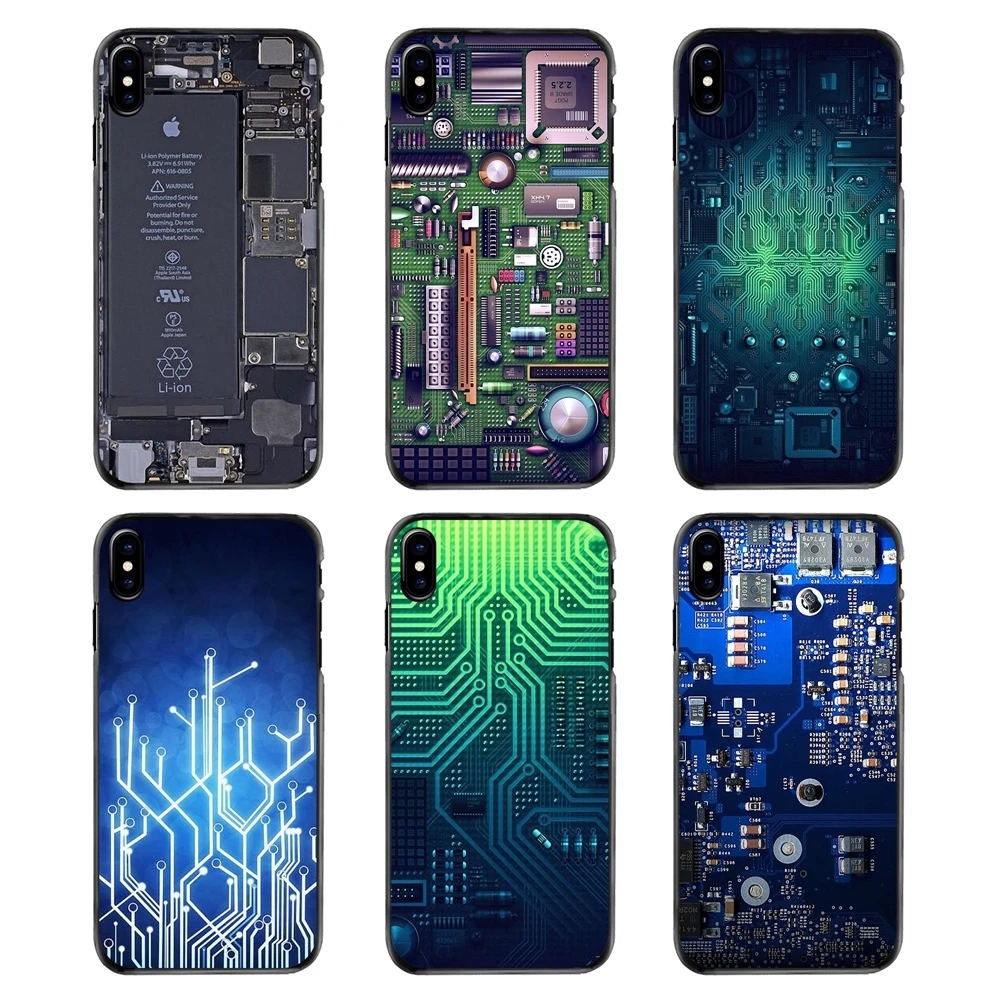 Computer Motherboard Circuit board Colorful For Huawei P7 P8 P9 P10 Lite Plus 2017 2016 Honor 5C 6 4X 5X Mate 8 7 9 Phone Covers |