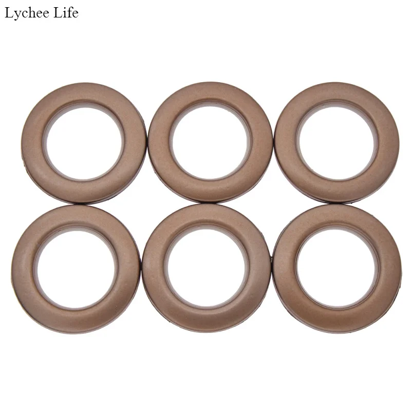 Lychee Life 20 ⑤ упак. пластиковые малошумные римские кольца для душевой занавески с