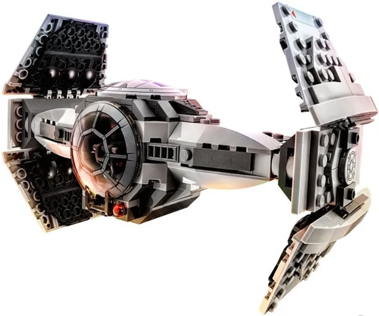 Новые Строительные блоки star Wars совместимые с IEGOset 75082 The Force Awakens TIE Advanced Prototype fighter