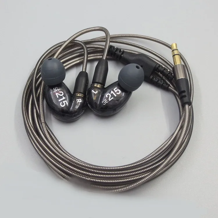 DIY MMCX SE215 гарнитура Hi-Fi стерео наушники-вкладыши шумоподавление бас наушники MMCX для Shure для IPhone Xiaomi samsung