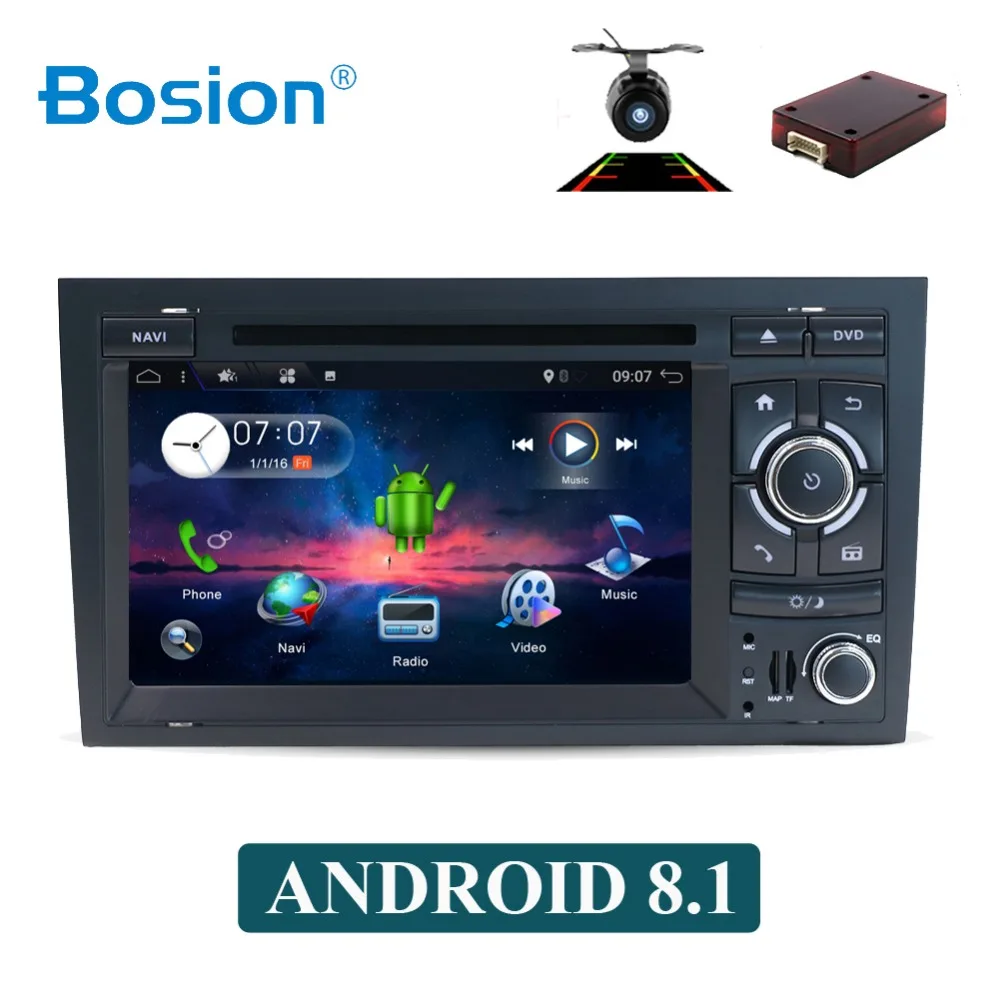 Восьмиядерный 2 din android 9,0 автомобильный DVD gps Navi для Audi A4 gps(2003-2008) Audi S4/RS4/8E/8F/B9/B7 автомобильный мультимедийный плеер BT wifi
