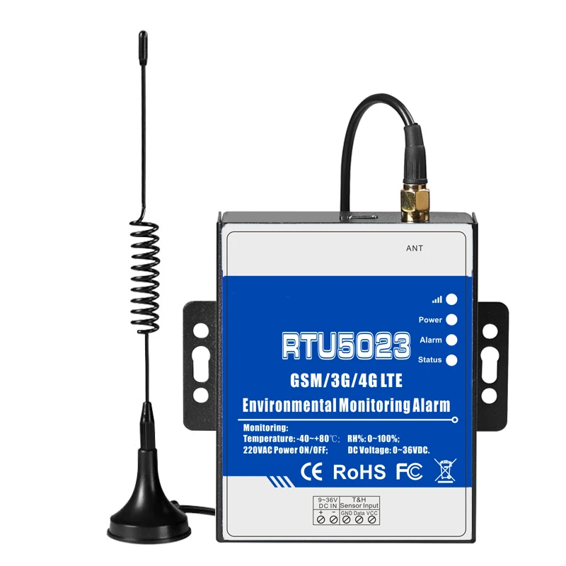 RTU5023 GSM/3G/4G LTE Температура Влажность окружающей среды будильник ситуация питания SMS оповещение удаленный мониторинг постоянного тока таймер отчет