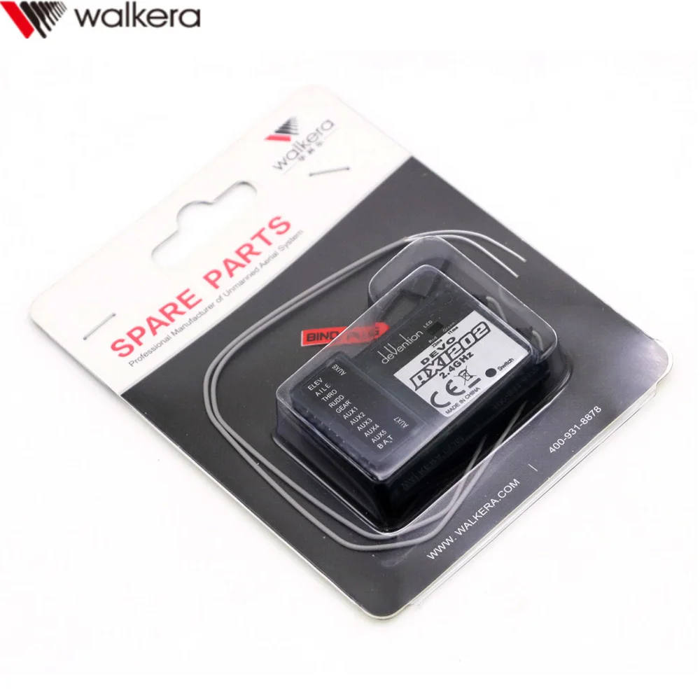 100% Оригинальный подлинный Многофункциональный Walkera DEVO RX1202 24 ГГц 12CH приемник для
