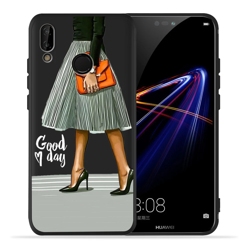 Модный Роскошный чехол для телефона с цветочным узором для huawei P20 Lite Pro P30 Lite Pro P8Lite P9Lite P Smart P10 Lite Etui