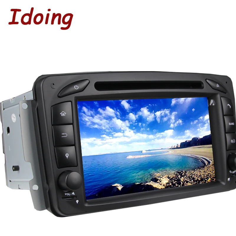 Idoing 2Din руль для Mercedes/Benz/W209/203 Android 7 1 автомобильный DVD мультимедийный видео плеер HD