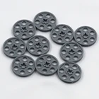 Самоблокирующиеся кирпичи, Бесплатная разработка игрушек, техническое колесо с клиновидным ремнем D24, 10 шт., совместимое с Lego NOC4587275