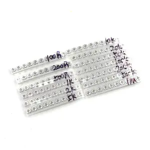 Комплект потенциометров 3*3 для триммера, комплект переменных резисторов 10R-1M 3X3 SMD, Сопротивление потенциометра 10 ohm-1M Ом, 130 шт.