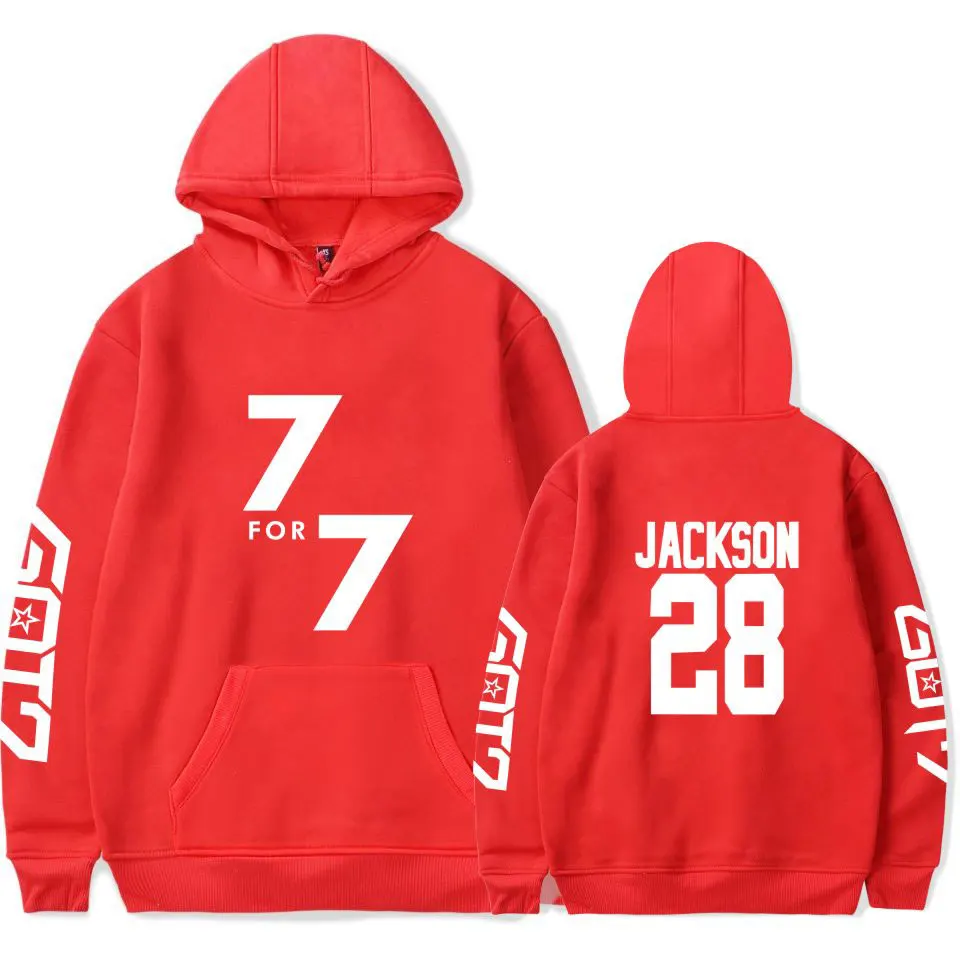 

GOT7 Hoodies Hip Hop pullover harajuku tracksuit Sweatshirts Fashion Fleece Fall Winter Hooded Sweatshirts GOT7