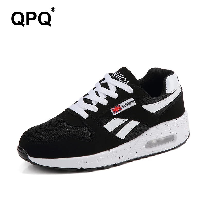 Женские повседневные туфли на платформе удобные осенние плоской подошве модель