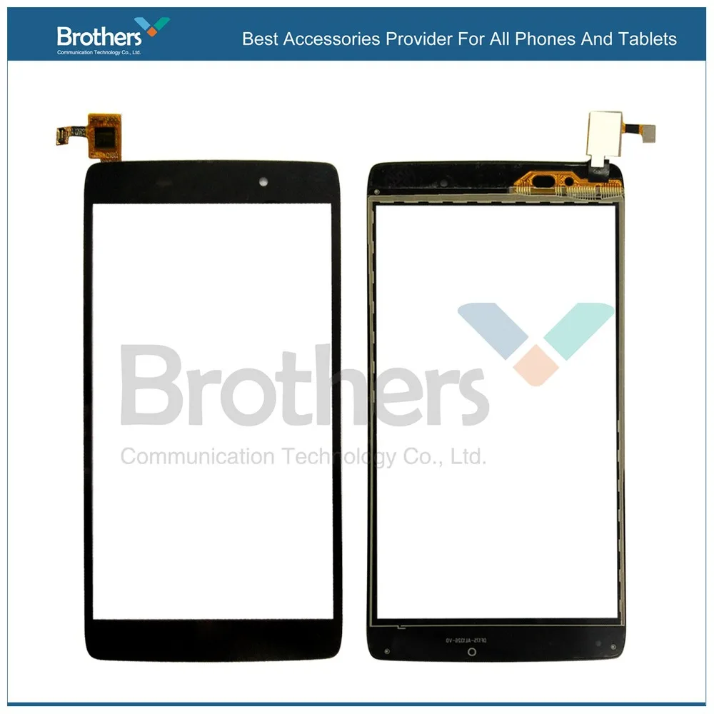 Оптовая продажа Черный сенсорный экран дигитайзер стеклянная панель для Alcatel One