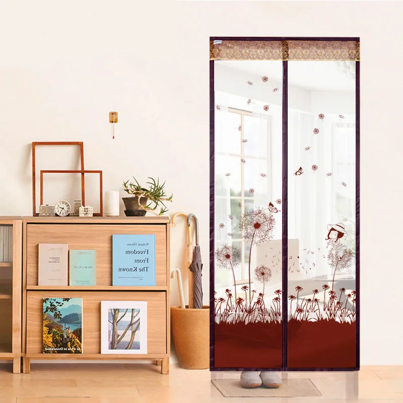 1Pcs Durable Summer magnetic soft gauze mesh Prevent Mosquito Kitchen Window bedroom Magnetic Curtains tulle window door screen | Дом и сад