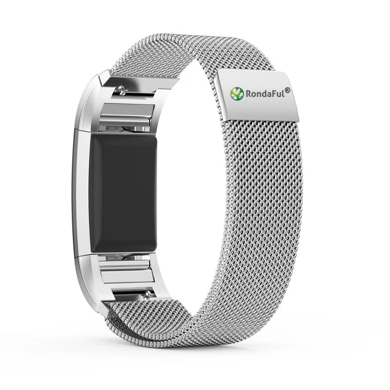 Металлический ремешок из нержавеющей стали для браслета Fitbit Charge 2 Миланская