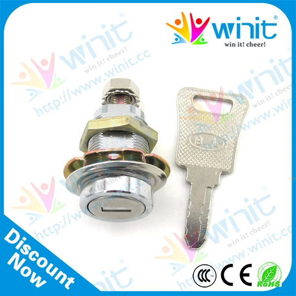 Лучшая цена Аркадный Игровой Автомат замок и ключ треугольный переключатель