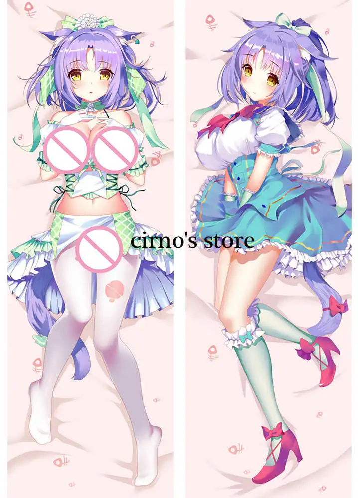 Магазин cirno популярная наволочка для подушки galgame neko para с сексуальными ушками