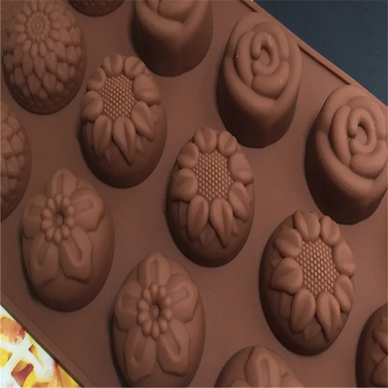 Силиконовая форма для шоколада уникальная четыре формы нетоксичные без запаха