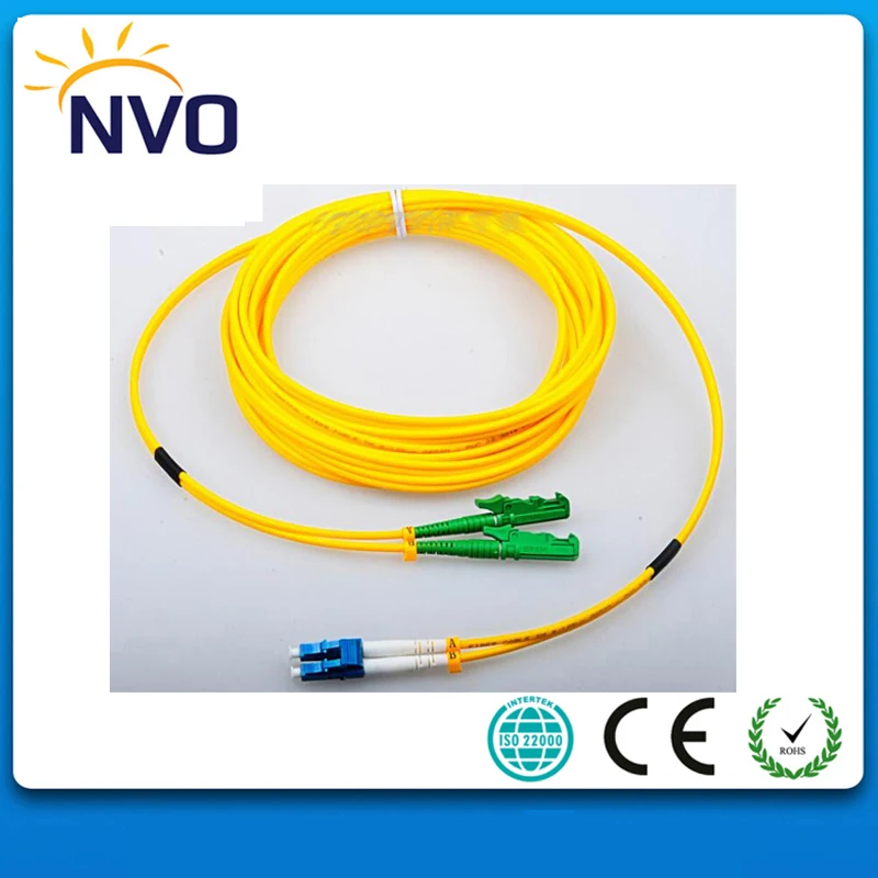 10 метров 2 0 мм волоконно оптический джемпер ПВХ Куртка SM DX E2000/APC LC/UPC Волоконно