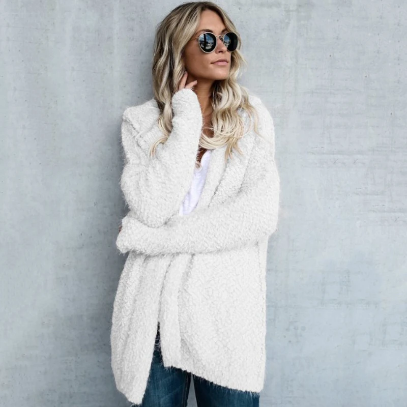 Long Cardigan Women Sleeve Knitted Sweater Cardigans Autumn Winter Womens Warm Sweaters Coat 2018 Jersey Mujer Invierno |