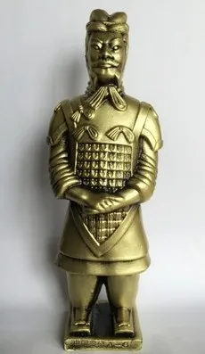 K 30 cm Terra Cotta воины глиняные солдатики статуя династии Цинь старый античный - Цвет: K 30 cm