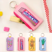 Милая мультяшная монета брелок сумка для флэш карты USB кабель